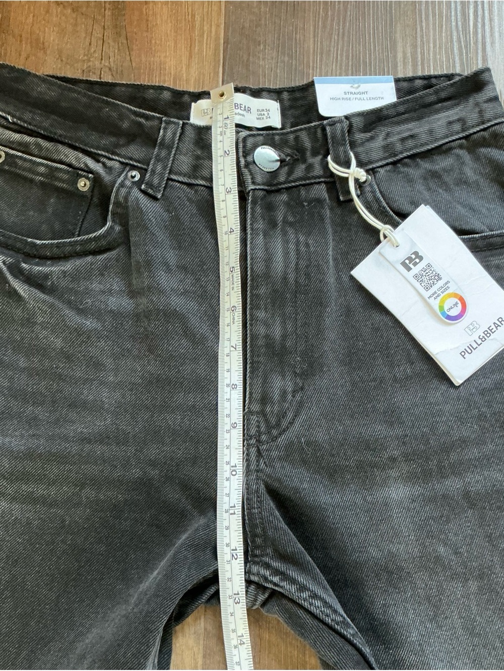 Pull&Bear woman Black Straight Jeans - Classic Straight Fit - Picture 5 of 6